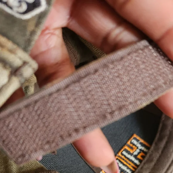 DODGE HEMI TEXT LOGO CAMO CAMOUFLAGE ADJUSTABLE CURVED BILL HAT CAP MENS EUC - Picture 6 of 6